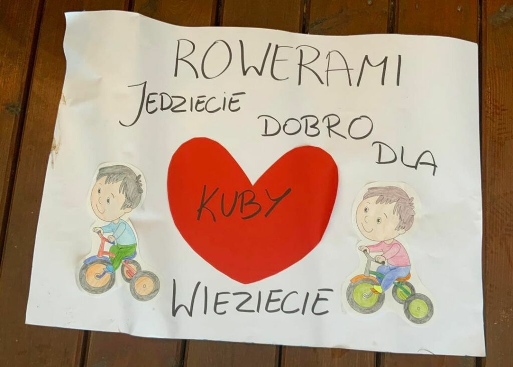 Plakat dla dzielnych śmiałków autorstwa Moniki Zyber 