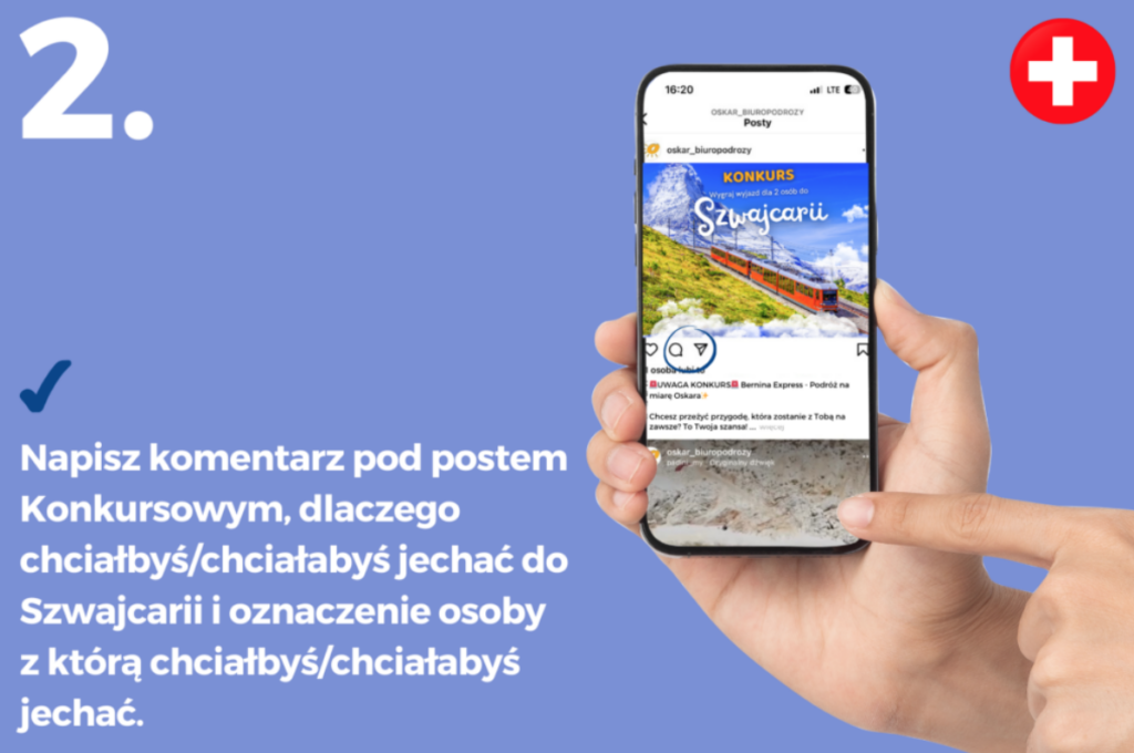 Wygraj wycieczkę do Szwajcarii Bernina Express - Biuro Podróży OSKAR