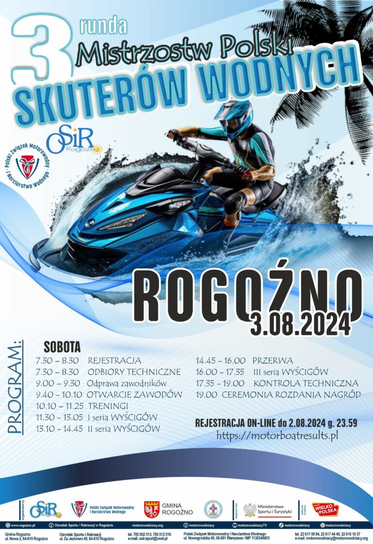 mistrzostwa skuterów wodnych rogoźno