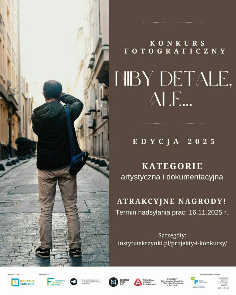 Wielkopolanie znów mogą uchwycić historię w kadrze – rusza druga edycja konkursu „Niby detale, ale…”
