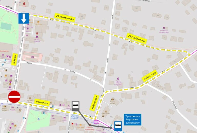 Map. Zarząd Dróg Powiatowych w Poznaniu