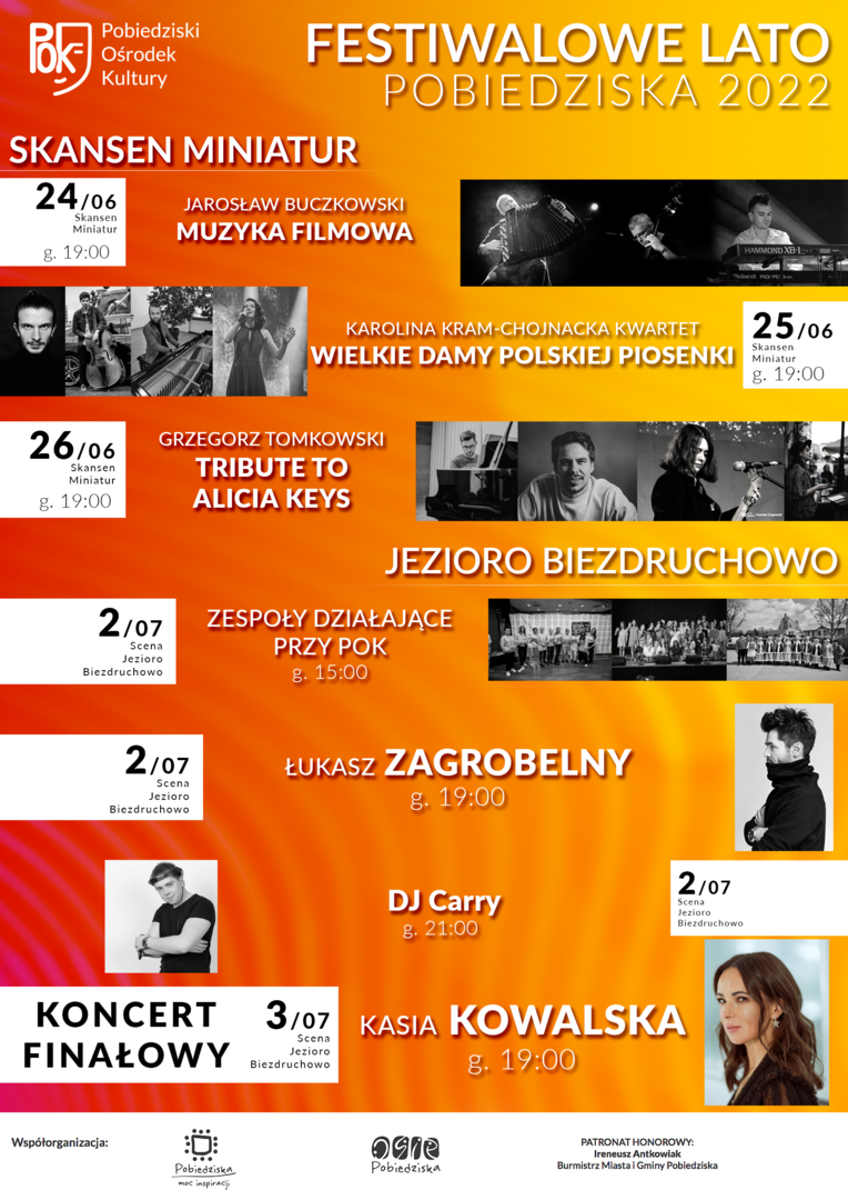 Muzyka filmowa, Łukasz Zagrobelny i Kasia Kowalska na Festiwalowe Lato w Pobiedziskach