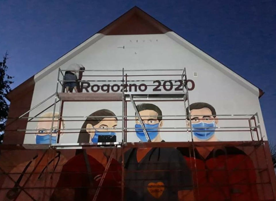 Mural w Rogoźnie
